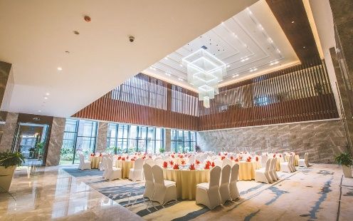 Banquet hall at Jianhe Hot Spring International Hotel