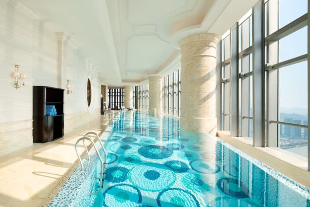 Indoor swimming pool at The St. Regis Zhuhai
