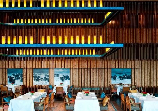 Restaurant interior at The St. Regis Lhasa Resort