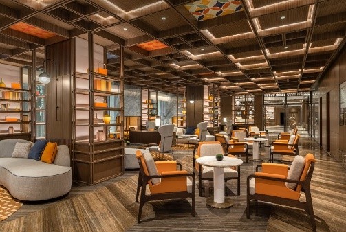 Lounge area at Canopy by Hilton Xi'an Qujiang