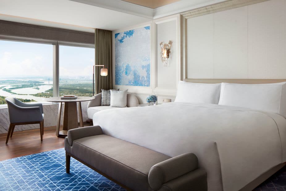 King room with river view at The Ritz-Carlton, Harbin