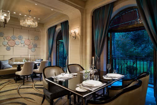 Restaurant terrace at Sofitel Legendary on Renmin Square, Xi'an